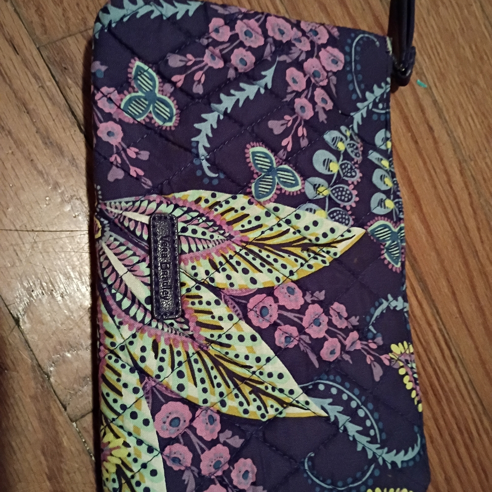 Vera Bradley Purple Floral Clutch